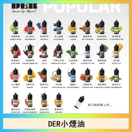 DER系列電子煙主機小煙油30ml #3.0%