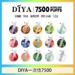 DIYA叮啞拋棄式7500 Puffs一次性電子煙3%