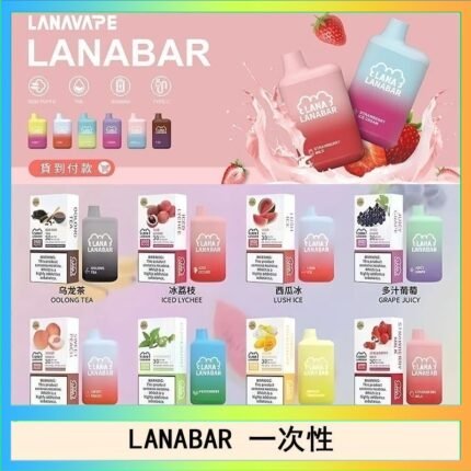 LANA BAR可充电一次性電子煙霧化5000口(3.0%)